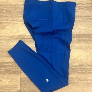 Lululemon leggings, royal blue, size 4